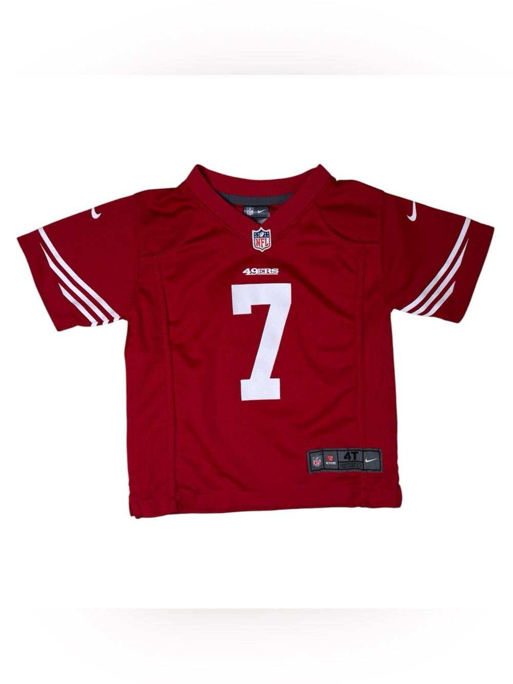Nike NFL San Francisco 49ers Colin Kaepernick #7 Football Jersey Toddler 4T Red